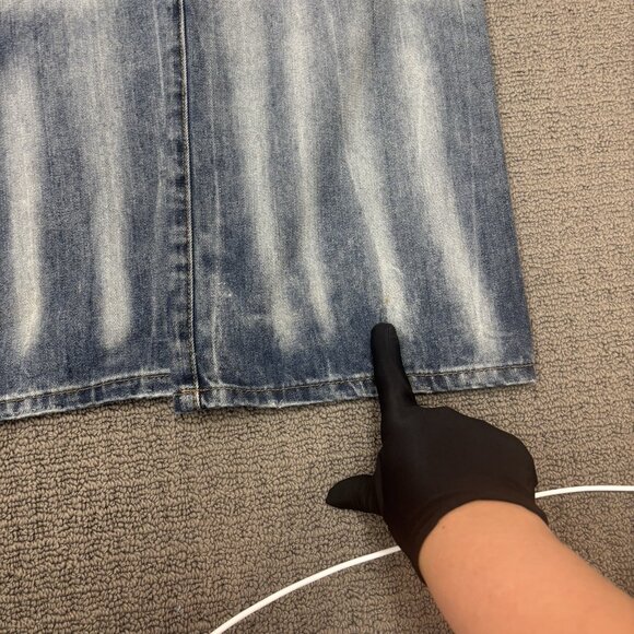 Ecko Unltd Jeans 40X31 Relaxed Fit Straight Leg Mid Rise Distressed Stone Wash - Picture 11 of 16